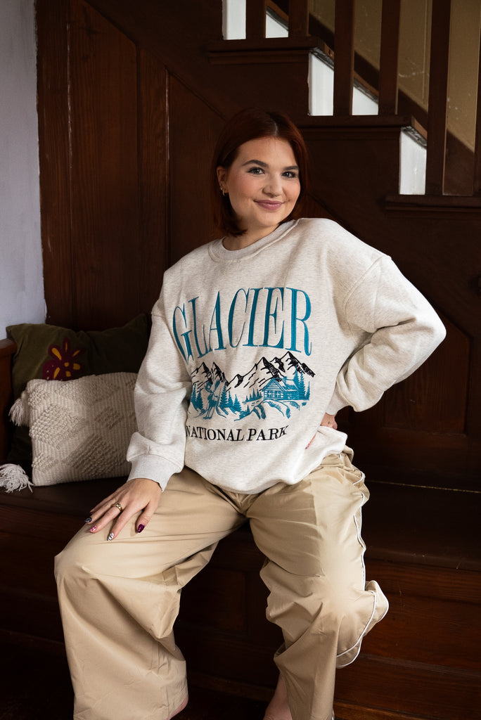 glacier oversized sweatshirt