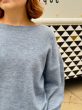 indigo sweater