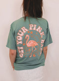 get your pink back tee