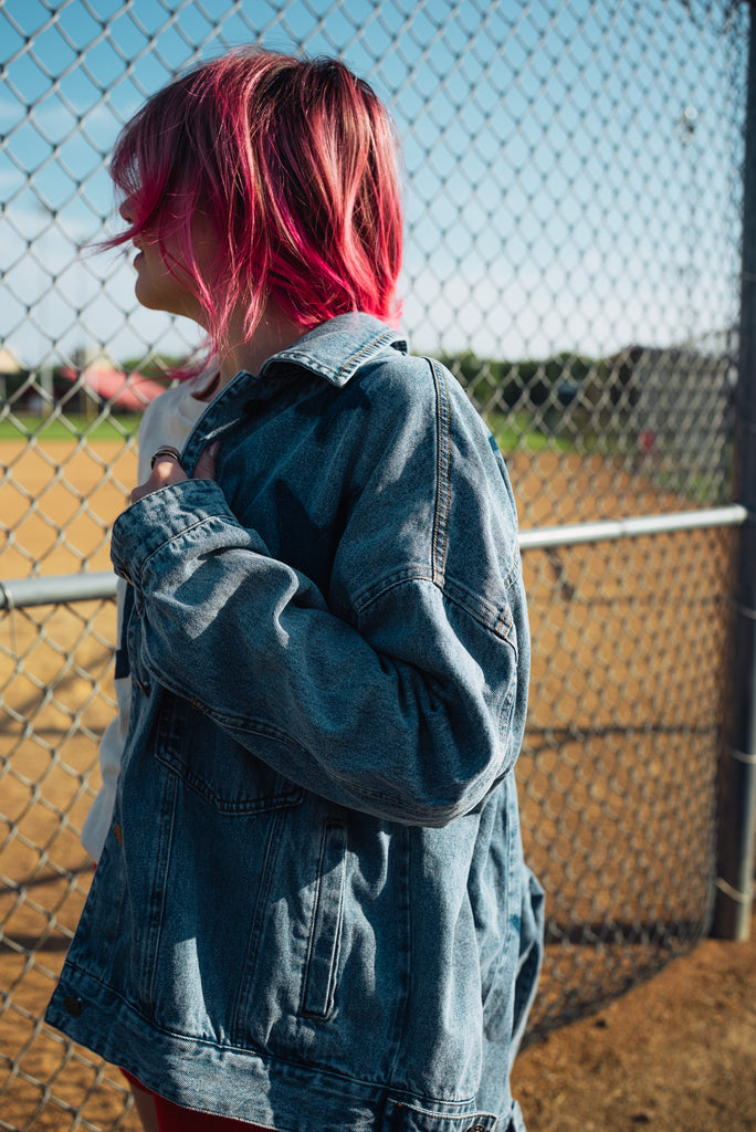 into the stars denim jacket