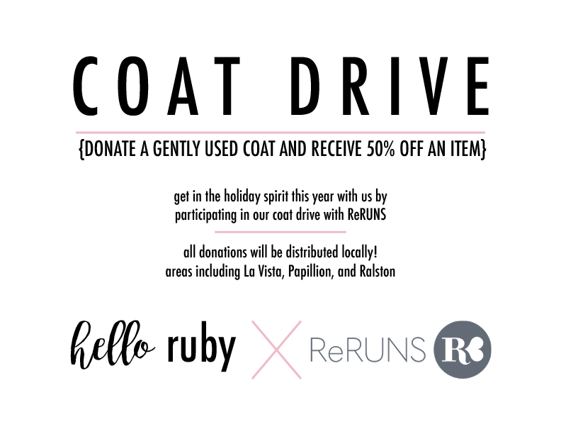 COAT DRIVE!!