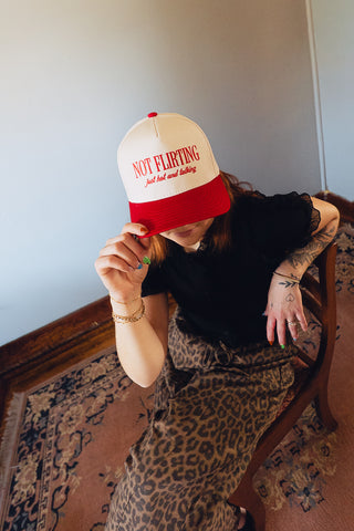 not flirting hat