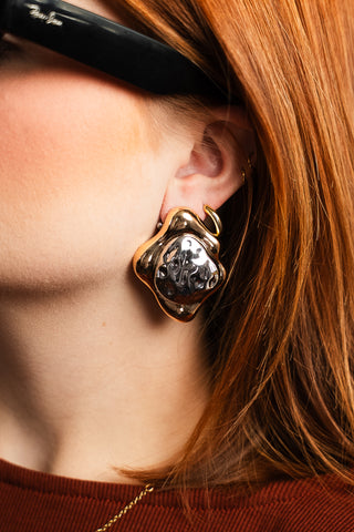 naomi two-toned earring