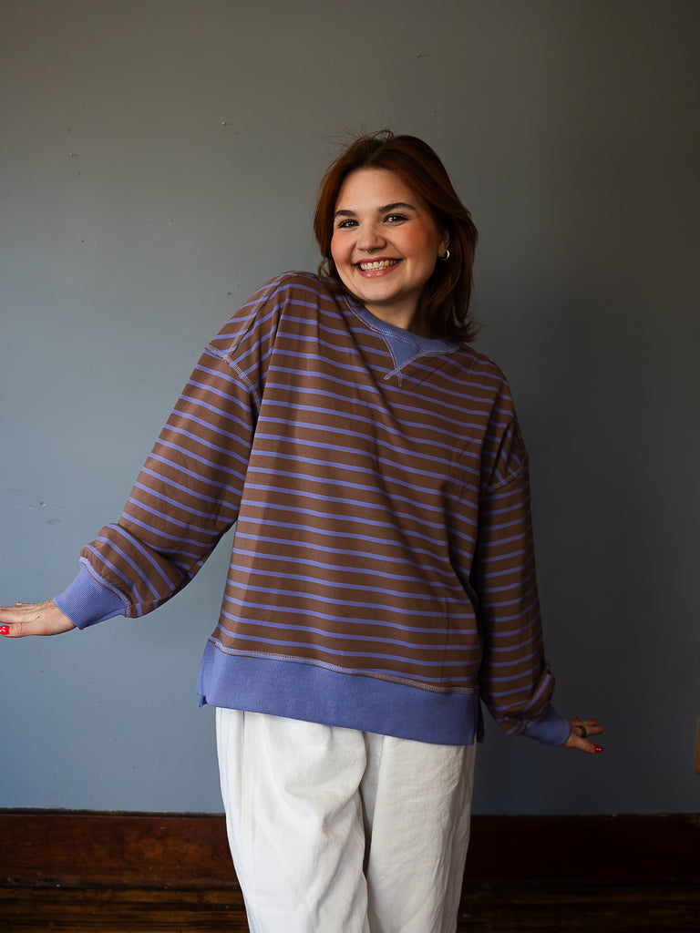 lavender drift pullover