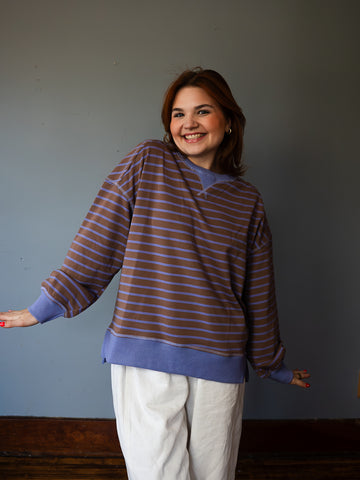 lavender drift pullover