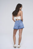 denim bell short