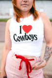 i <3 cowboys tank