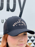 camp hello ruby hat