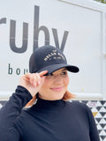 camp hello ruby hat