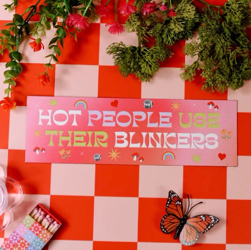 hot people use their blinkers bumper magnet