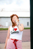 i <3 cowboys tank