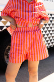 laurel striped shorts