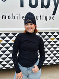 camp hello ruby beanie
