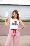 i <3 cowboys tank