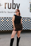 bea ruffled skirt