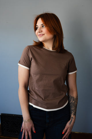 sweet latte layered tee