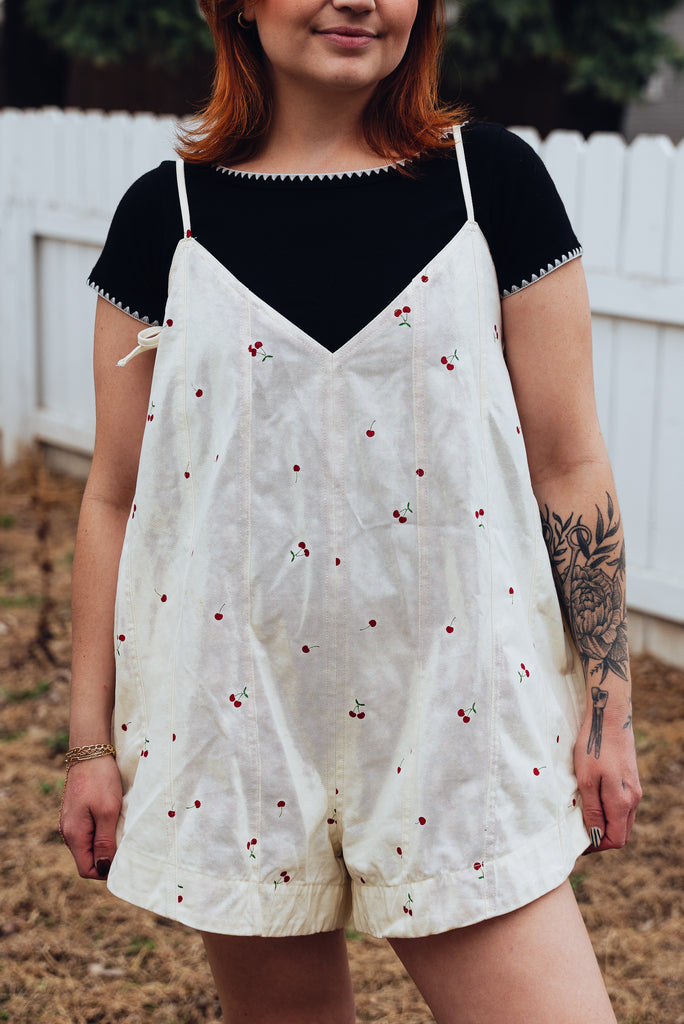 cherry on top romper
