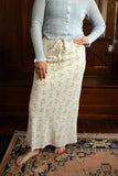 coastal summer midi skirt