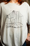 omaha skyline graphic tee