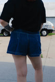primrose pleated shorts
