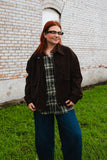 chocolate bomber jacket