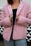 rose quilted jacket