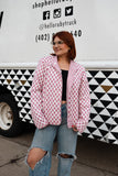 rose quilted jacket