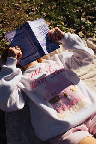 hot girls read books crewneck