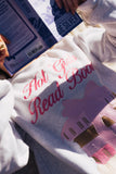 hot girls read books crewneck