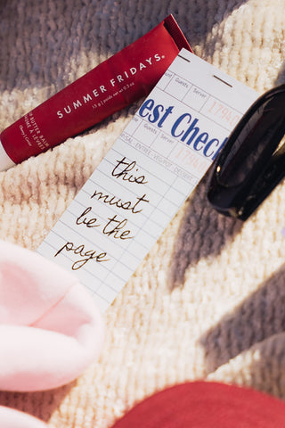 this must be the page receipt bookmark