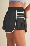 black on point shorts