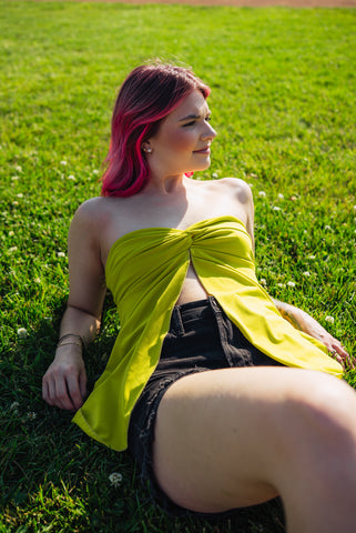 under the sea strapless top