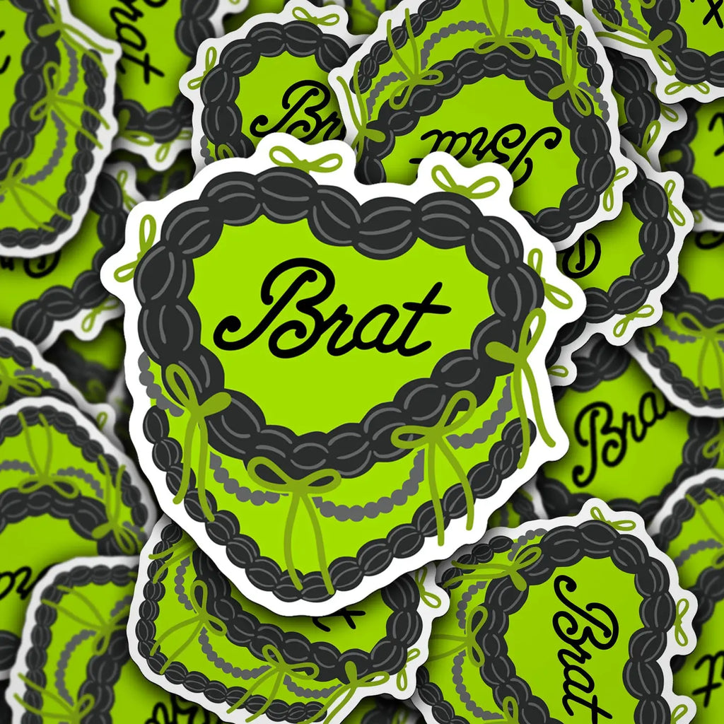 brat cake sticker