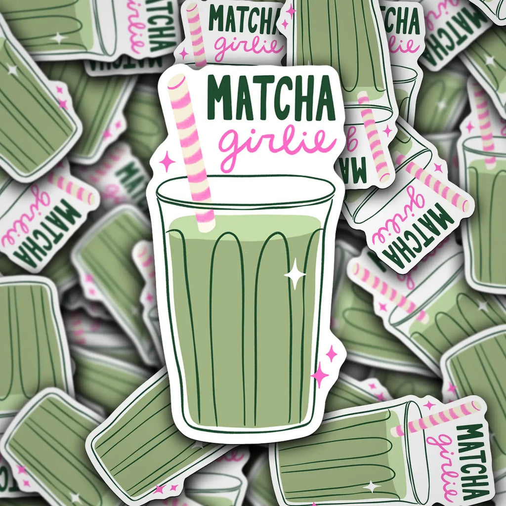matcha girlie sticker