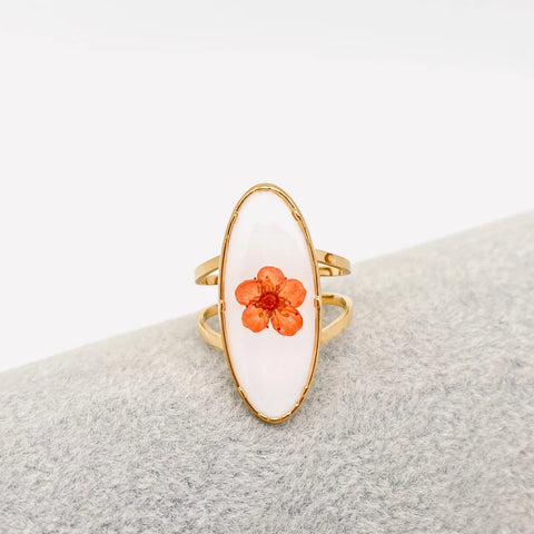 oval blossom ring