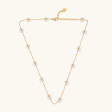 pearl daisy necklace
