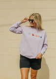 nebraska retro embroidered sweatshirt